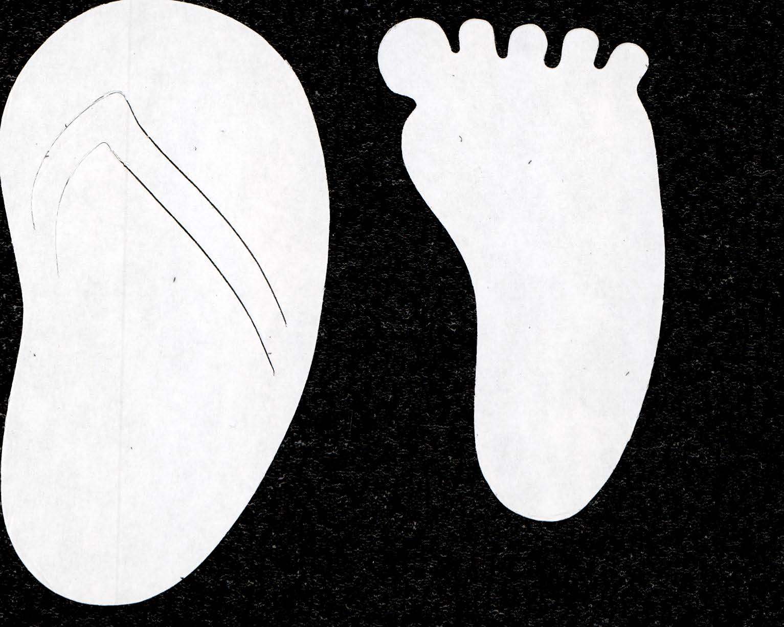 SIZZIX: Flip Flop and Foot